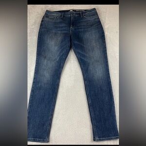 Lee Riders womens medium wash curvy skinny blue denim jeans size 16M